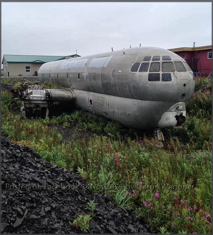 C-97 'shed' in Unalakleet, Alaska