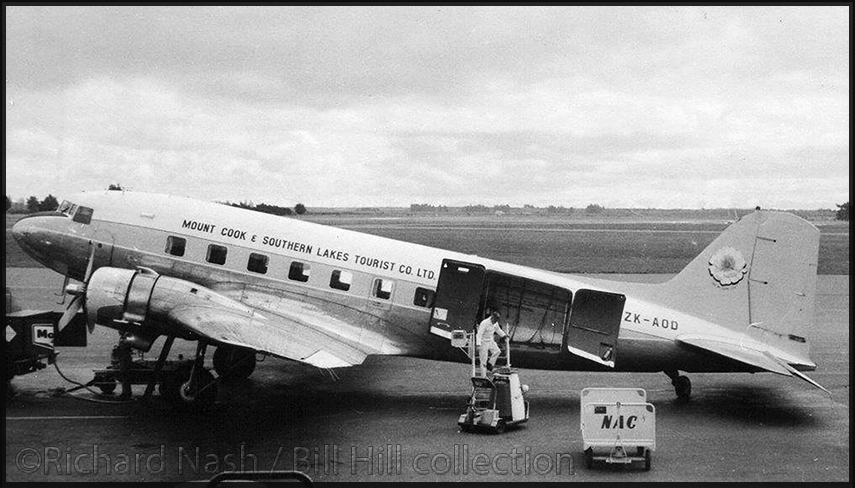 DC-3 ZK-AOD, bill Hill