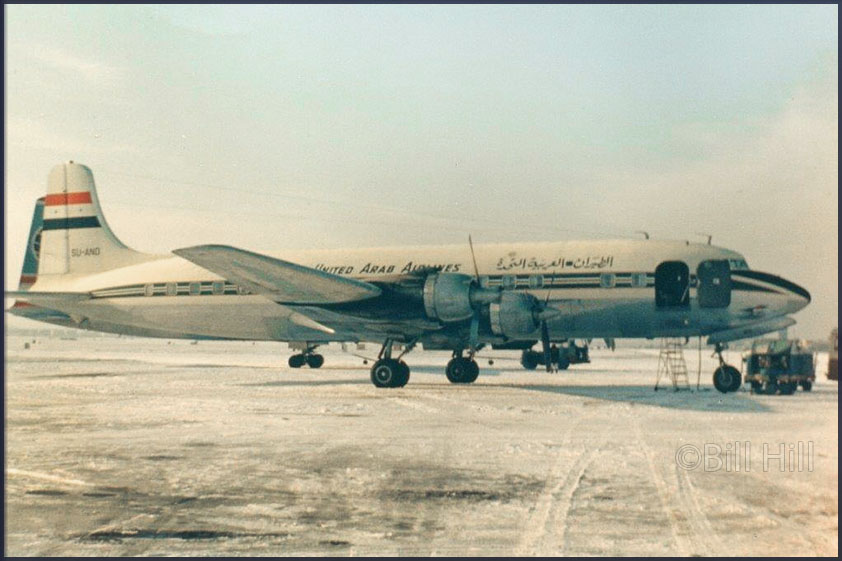 SU-ANO United Arab Airlines by Bill Hill