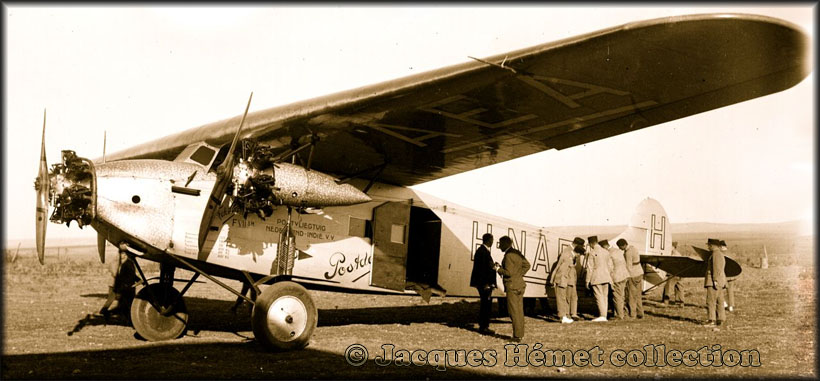 Fokker H-NAEA at Aleppo 1930s