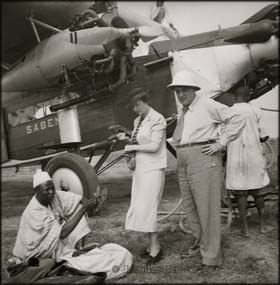 Sabena Fokker somewhere in Africa