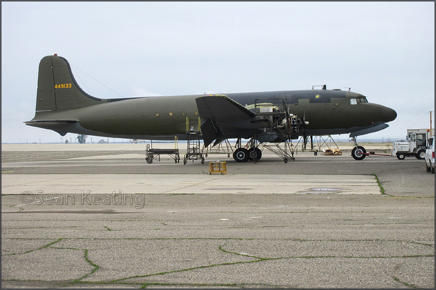 C-54E of Florida Air Transport at Castle-Atwater, by Sean Keating (2020)