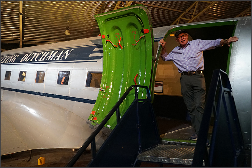 Don McDonald's 2025 visit to the Aviodrome