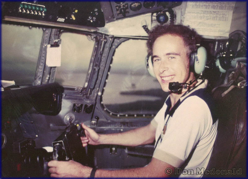 Don Mcdonald 'driving' the Big Doug