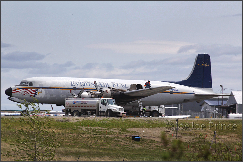 DC-6 N444CE of Everts Air Fuel, by JoeJoe Prince