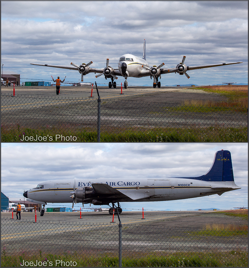 DC-6 N110CE at Bethel,AK - by JoeJoe Prince