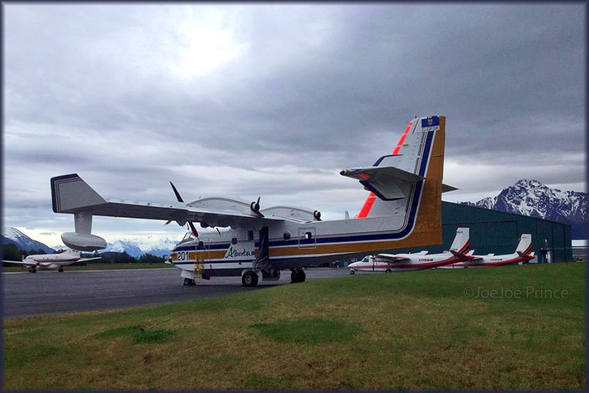 Canadair C-GFSK at Palmer, Alaska