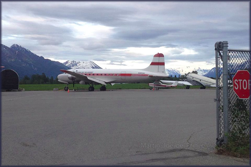 DC-4 N3054V at Palmer, Alaska