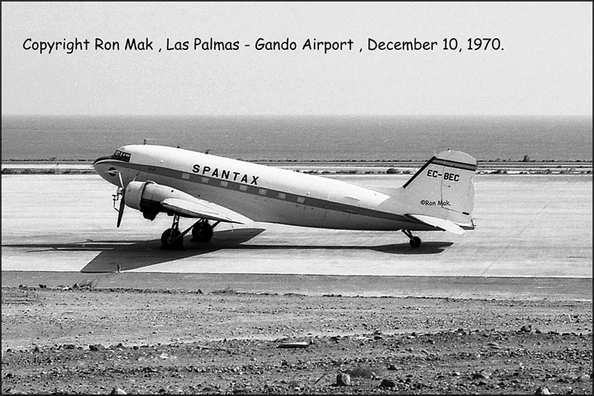 DC-3 EC-BEC Spantax