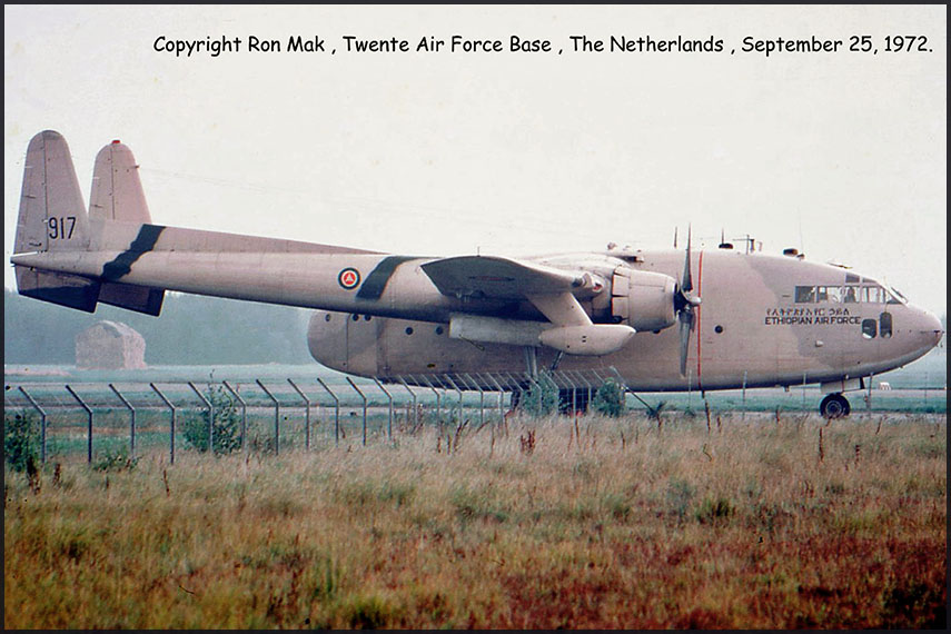 Fairchild C-119K 917 (c/n 11171), Debre Zeit unit, Ethiopian Air Force