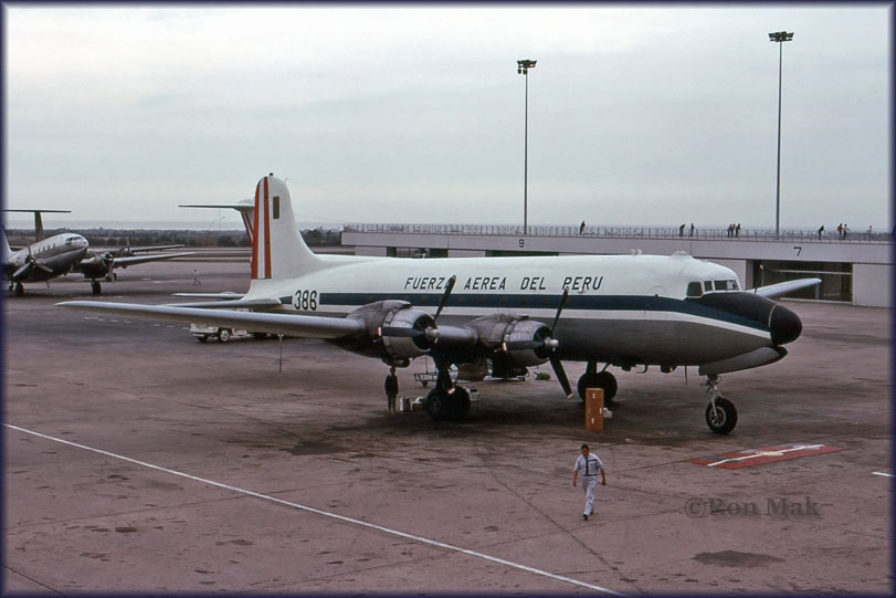 C-54D at Lima, Peru 1973