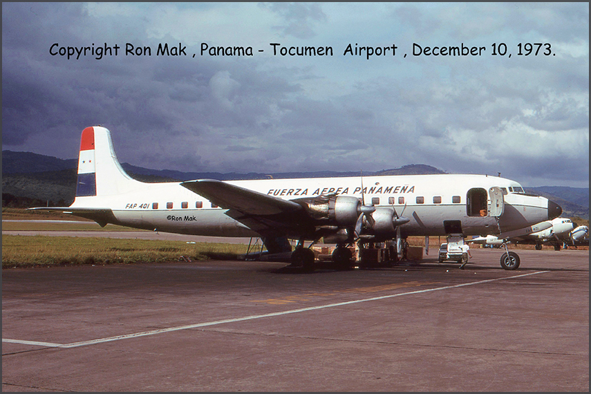 DC-6B HP-401 by Ron Mak (1973)