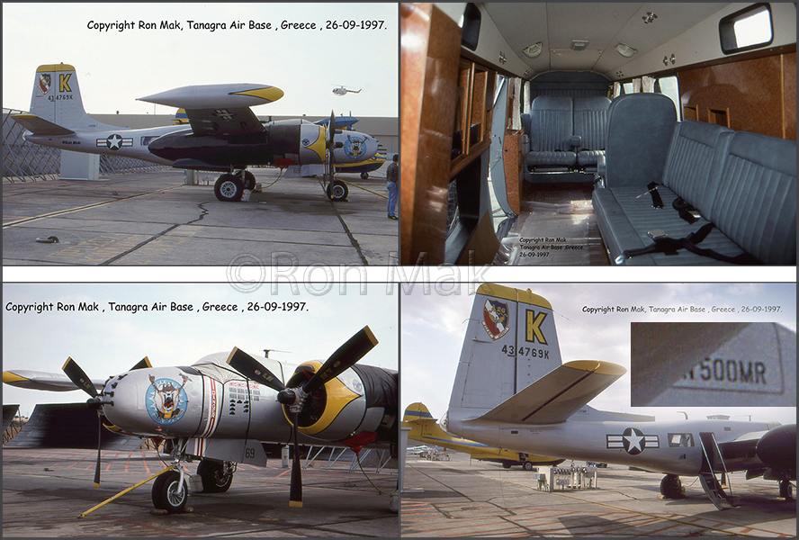 A-26 N500MR in Greece 1997 (Ron Mak copyright)