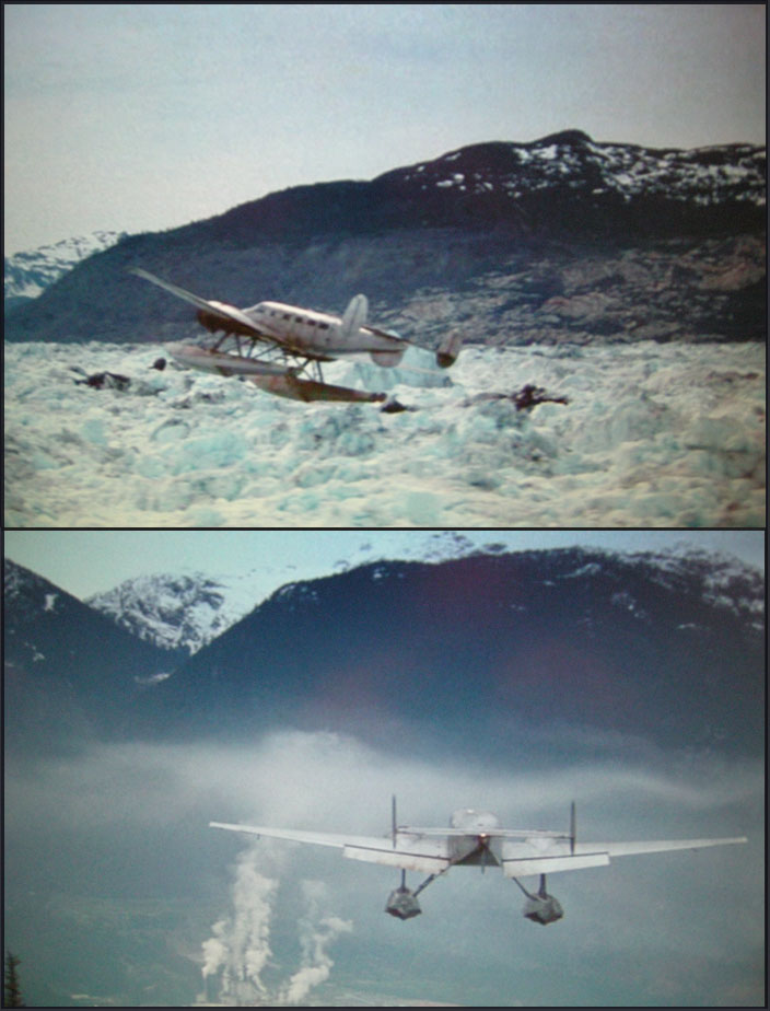 Beech 18 C-GAIV starring in Al Pacino's film 'Insomnia'