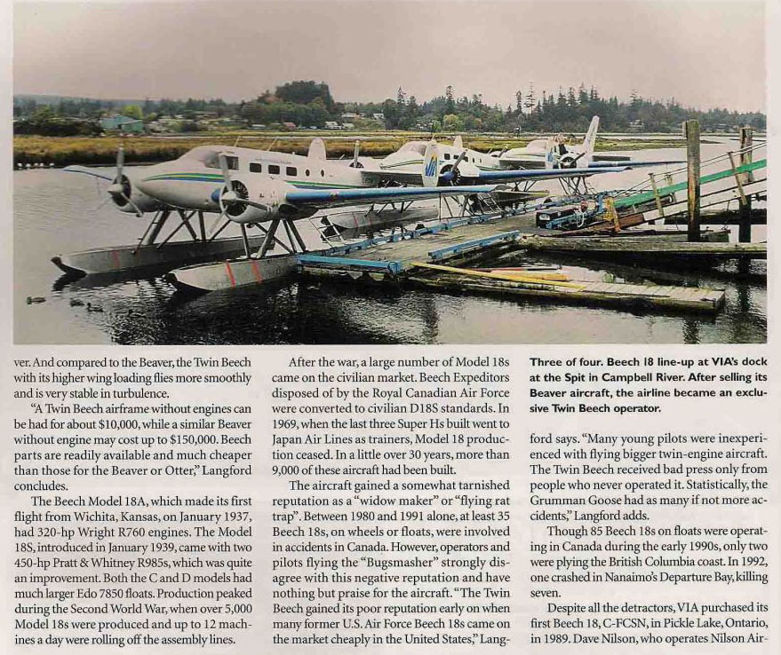 The Beech Seawind, article by Dirk Septer
