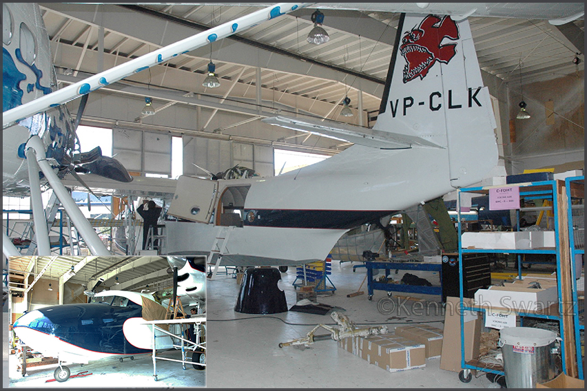 Grumman G-73 Mallard VP-CLK at YYJ - Ken Swartz 2007