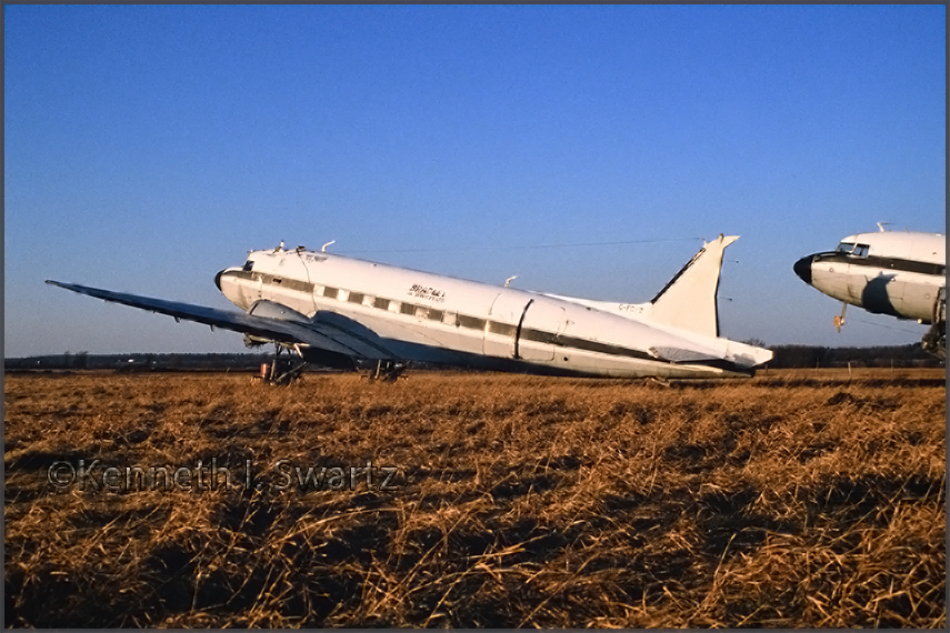 Visit to Bradley Air Services, Carp Airport, December 1989
