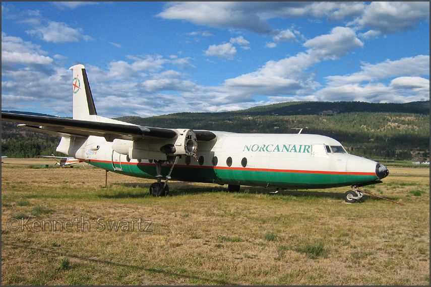 Kelowna Airport - F-27A (C-GCRA) Norcanair_2006