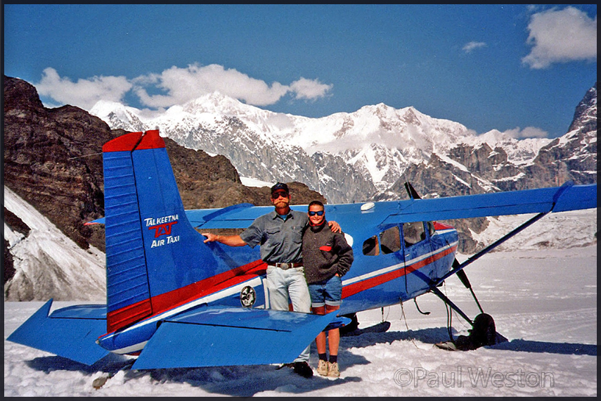 Paul Weston on Ruth Glacier