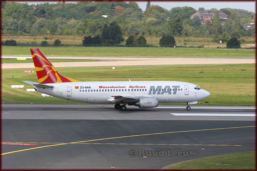 macedonian airlines Z3-AAA