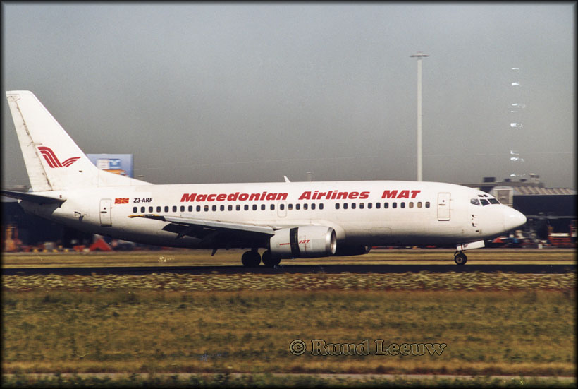 737 Z3-ARF Macedonian