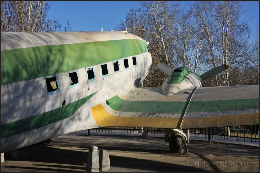 DC-3 at Besat Park (Tehran), feb.2017 by Nigel Hitchman