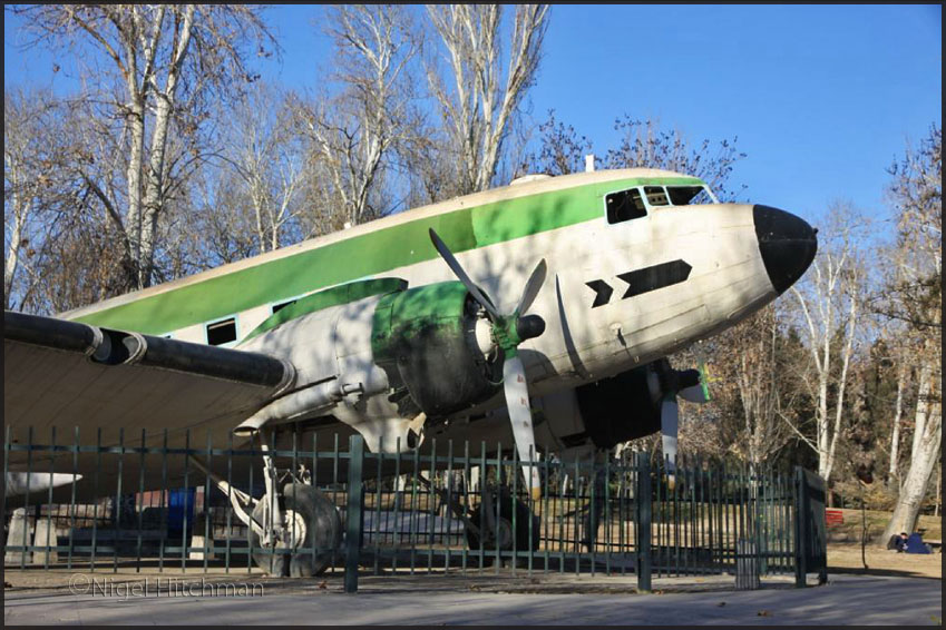 DC-3 at Besat Park (Tehran), feb.2017 by Nigel Hitchman