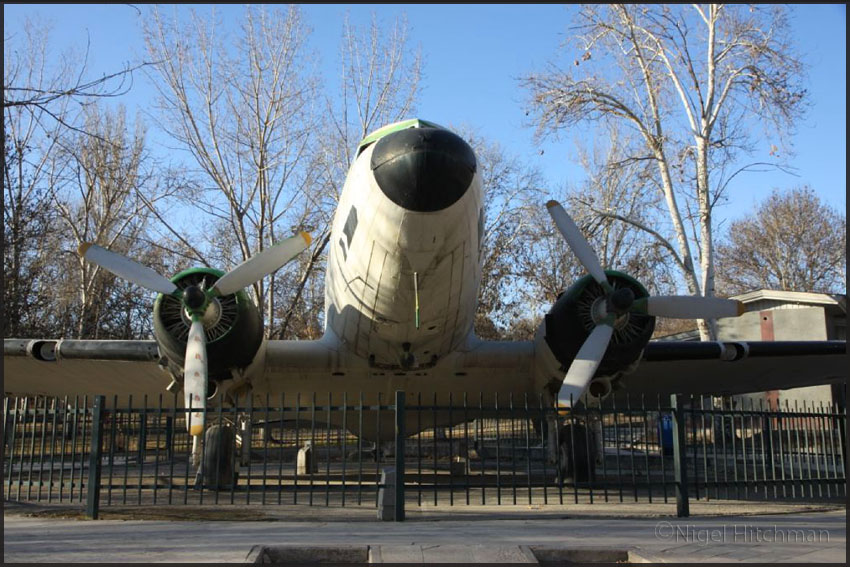 DC-3 at Besat Park (Tehran), feb.2017 by Nigel Hitchman