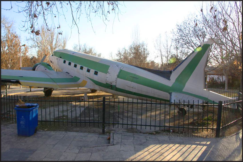 DC-3 at Besat Park (Tehran), feb.2017 by Nigel Hitchman