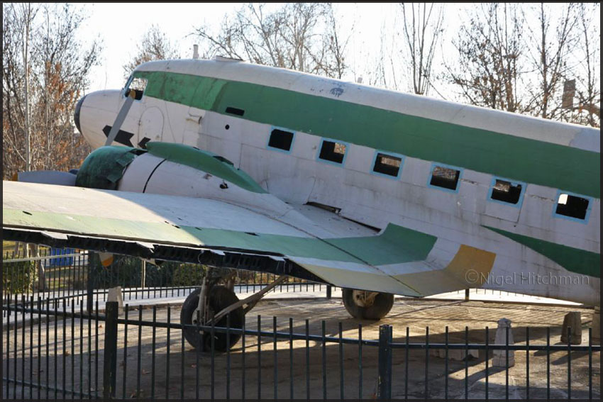 DC-3 at Besat Park (Tehran), feb.2017 by Nigel Hitchman