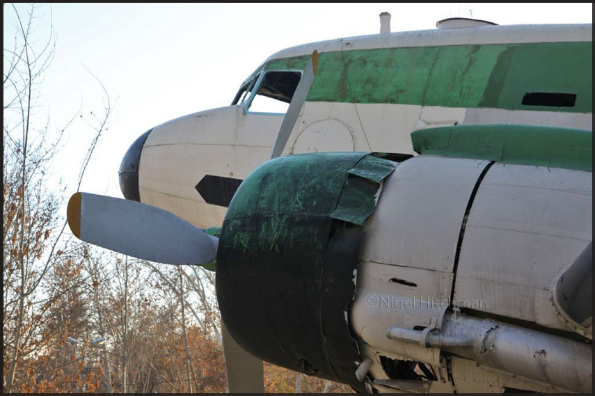 DC-3 at Besat Park (Tehran), feb.2017 by Nigel Hitchman