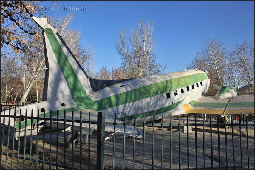 DC-3 at Besat Park (Tehran), feb.2017 by Nigel Hitchman