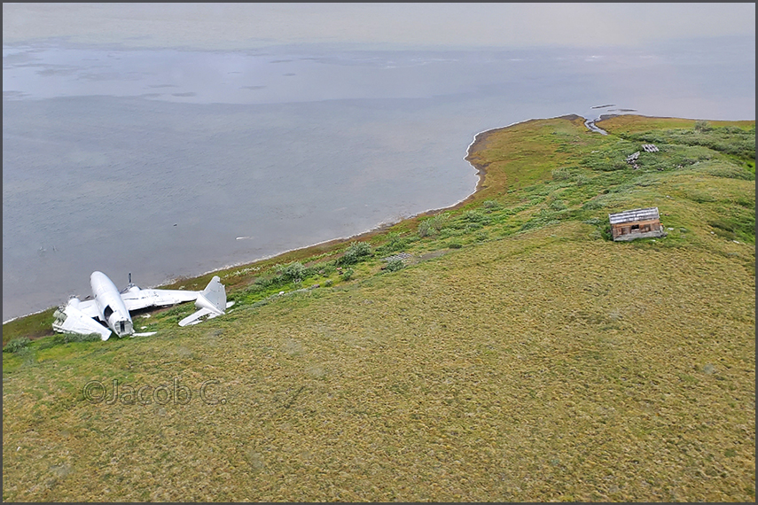 Curtiss C-46F Commando, N67982, abandoned at Nullaq Lake,Alaska
