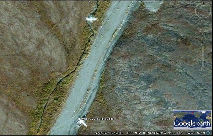 Two plane wrecks near Chandalar Lake