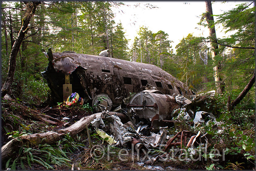 C-47 wreck near Port Hardy
