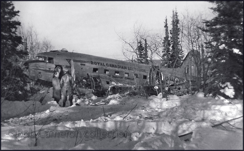 DC-3 KJ936 crash site; provided by Bob Cameron