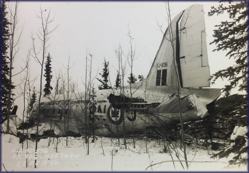RCAF Dakota KJ936 crashed