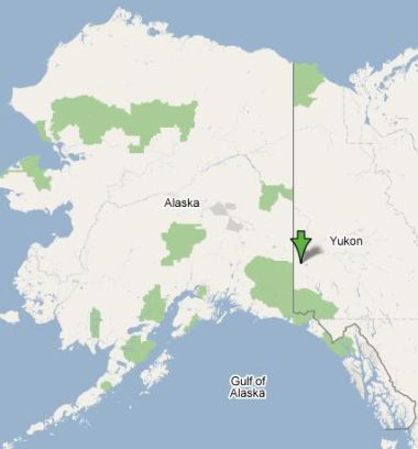 Location of Snag, according to Google Maps