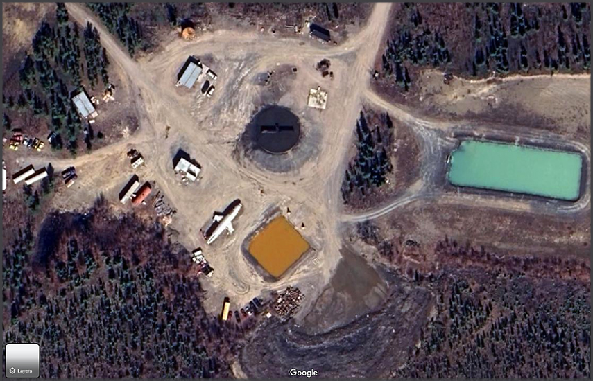 C-GNWI wreck at Yellowknife Airport