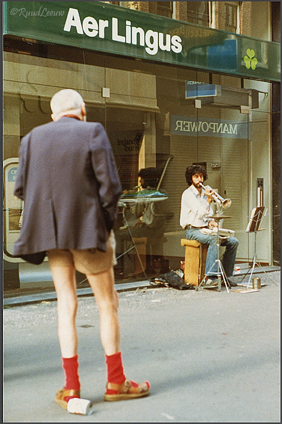 Musician in Amsterdam (NL), c.1983
