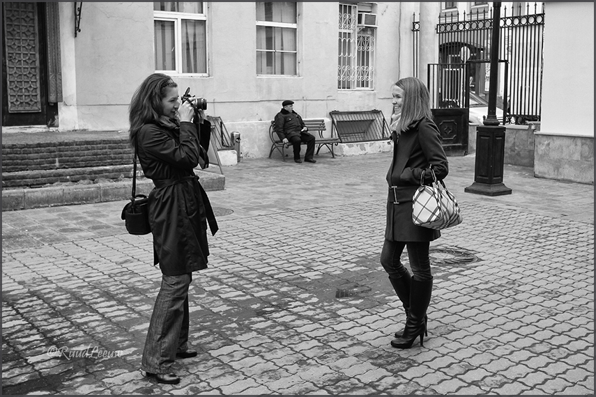 Caught in the act of photograhy -by Ruud Leeuw