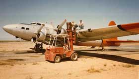 Work on the engine