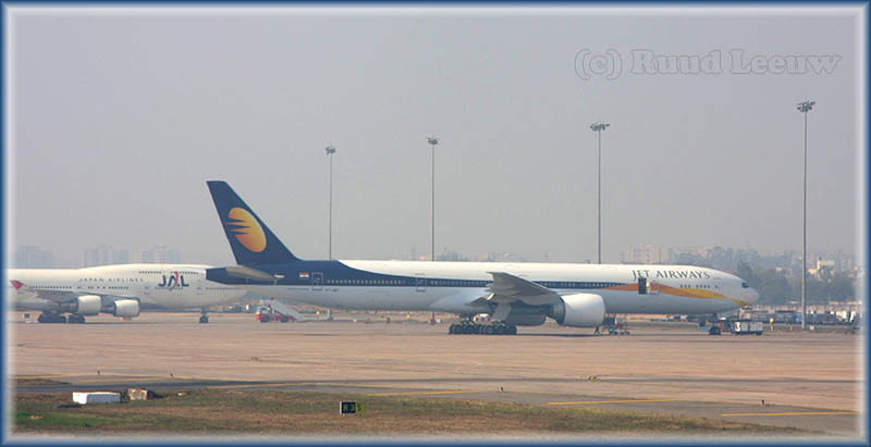 B.777 Jet Airways at Delhi