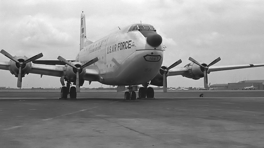 C-124 Globemaster at the Will Rogers Int'l Airport