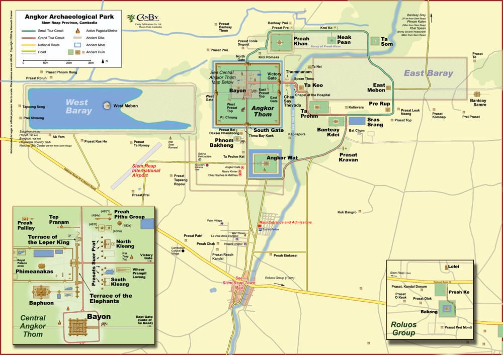 Map Angkor