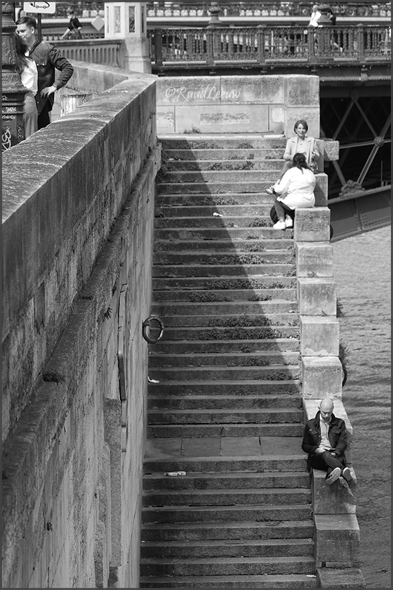 Along the Seine river