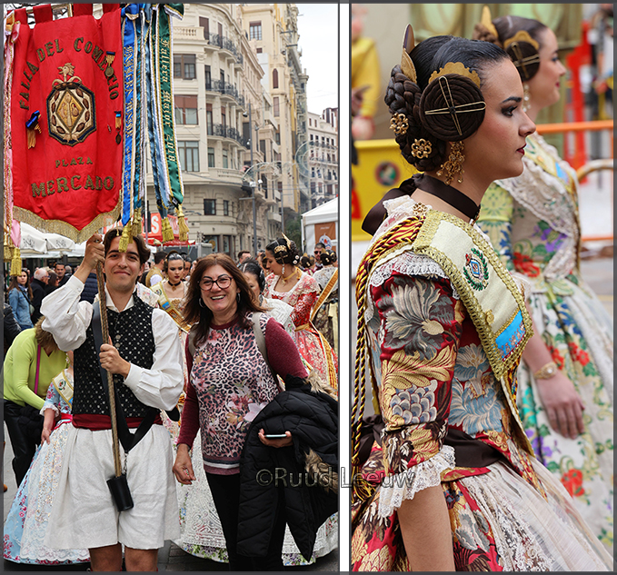 Fallas processions in Valencia, 2023 (Ruud Leeuw)