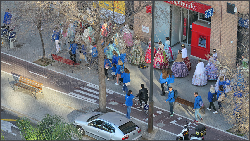 Fallas processions in Valencia, 2023 (Ruud Leeuw)