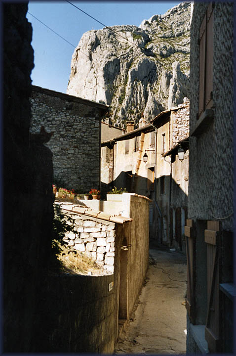 Alley in French town