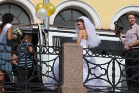Another bride on camera